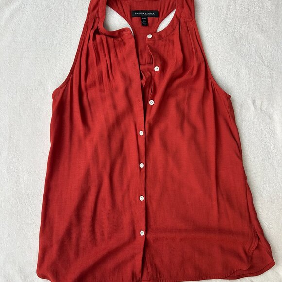 Banana Republic Burnt Orange Racerback Tank - Picture 4 of 4